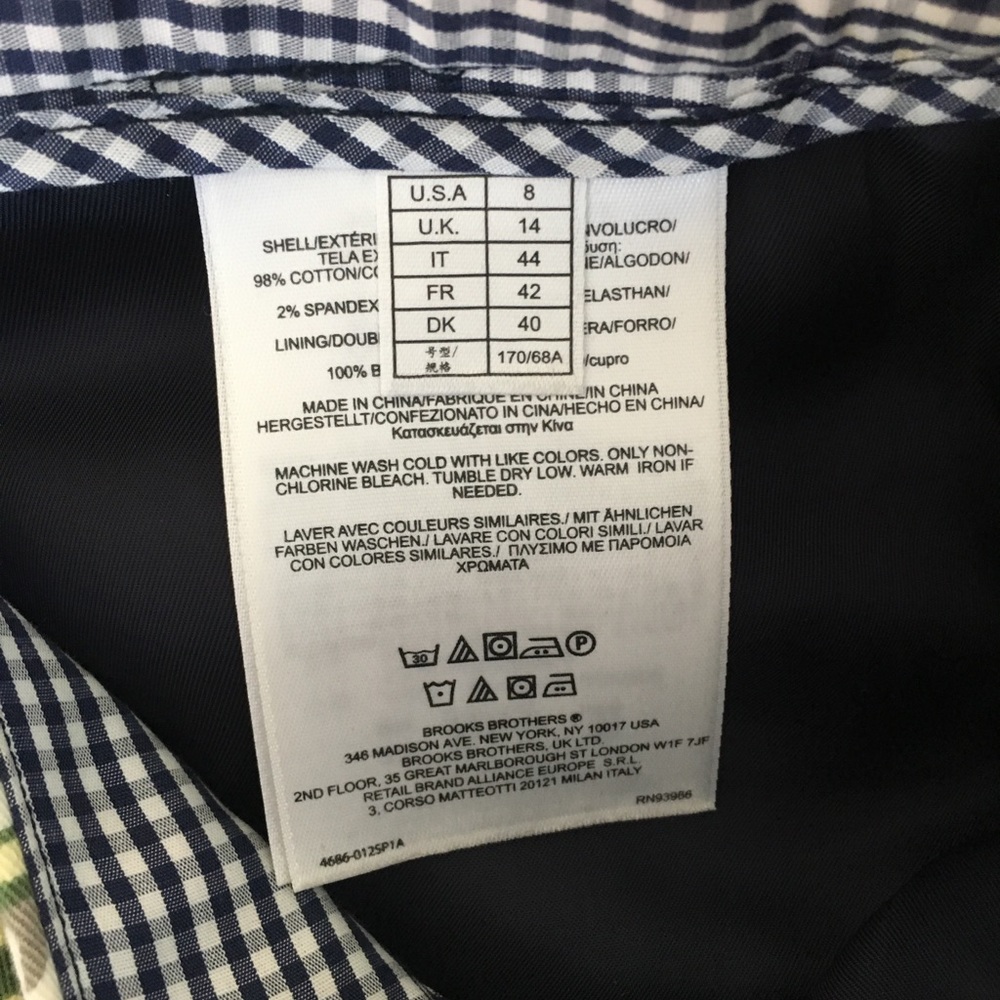 Brooks Brothers floral cotton skirt - Picture 5 of 6